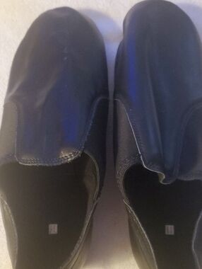 Black Slip-On Casual Shoes